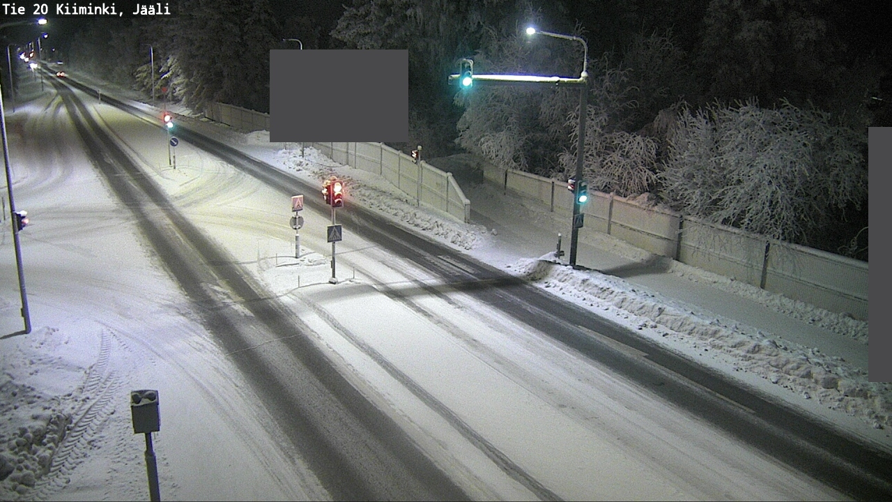 Weather Camera Image Väg 20 Uleåborg Kiiminki, Jääli, Oulu, Pohjois-Pohjanmaa