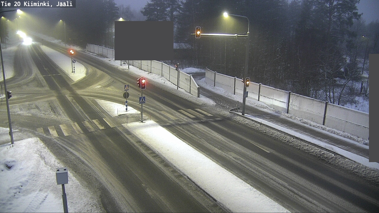 Weather Camera Image Road 20 Oulu Kiiminki, Jääli, Oulu, Pohjois-Pohjanmaa