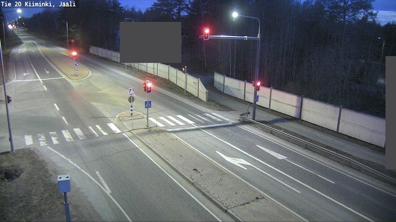 Weather Camera Image Road 20 Oulu Kiiminki, Jääli, Oulu, Pohjois-Pohjanmaa
