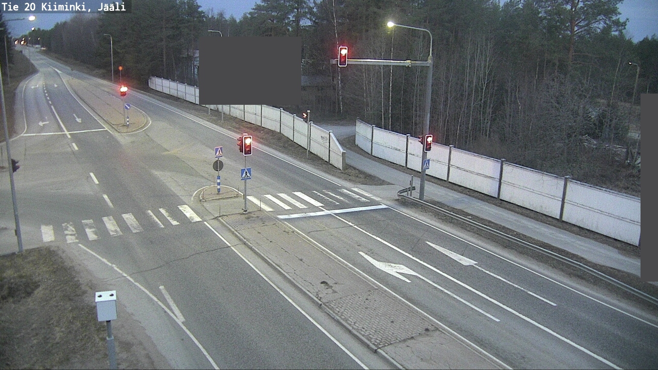 Weather Camera Image Road 20 Oulu Kiiminki, Jääli, Oulu, Pohjois-Pohjanmaa