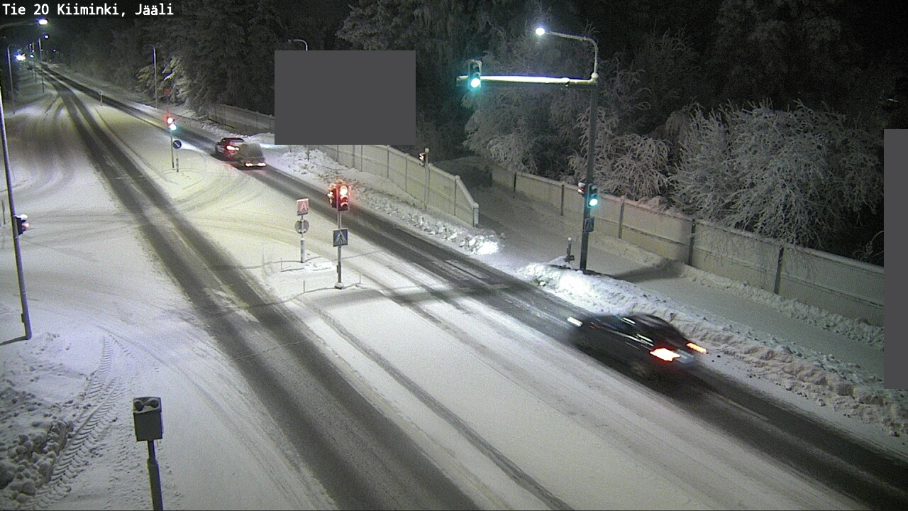 Weather Camera Image Väg 20 Uleåborg Kiiminki, Jääli, Oulu, Pohjois-Pohjanmaa