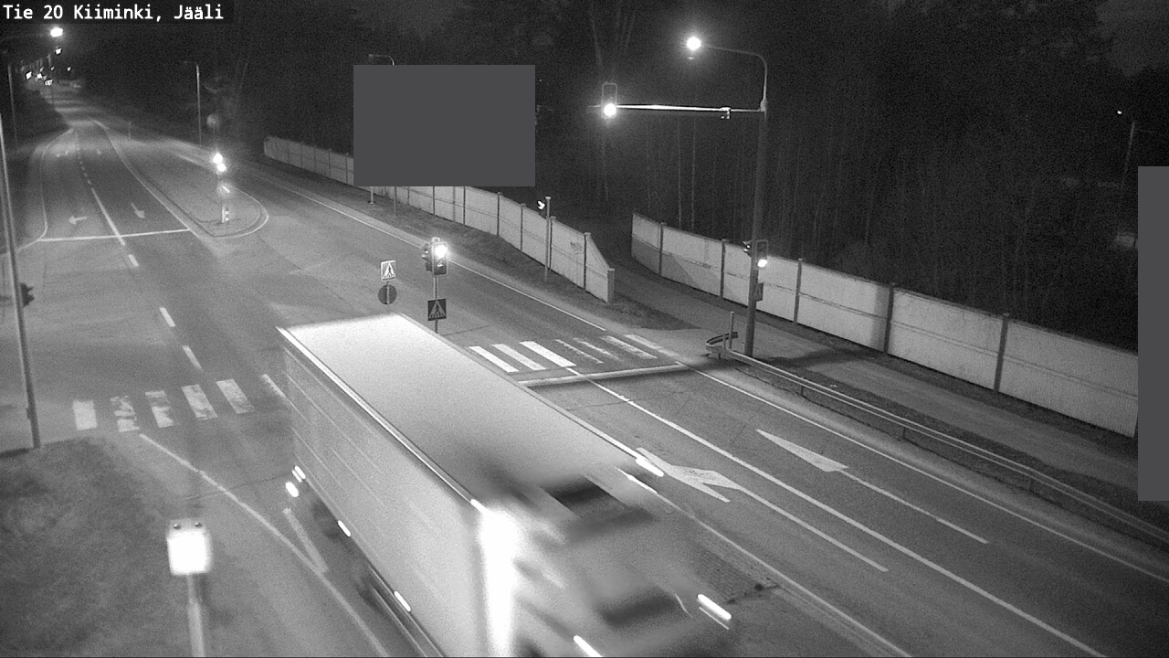 Weather Camera Image Road 20 Oulu Kiiminki, Jääli, Oulu, Pohjois-Pohjanmaa