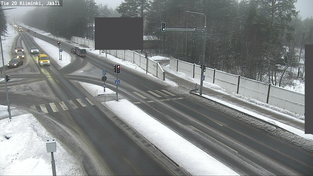 Weather Camera Image Väg 20 Uleåborg Kiiminki, Jääli, Oulu, Pohjois-Pohjanmaa