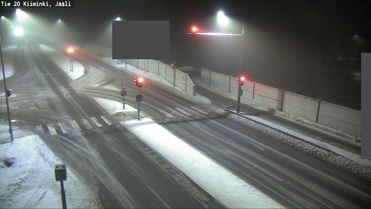 Weather Camera Image Road 20 Oulu Kiiminki, Jääli, Oulu, Pohjois-Pohjanmaa