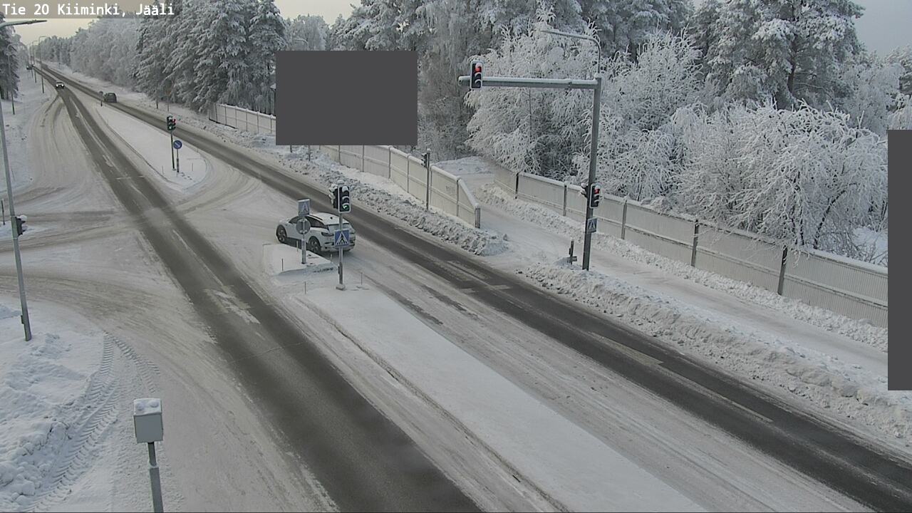Weather Camera Image Väg 20 Uleåborg Kiiminki, Jääli, Oulu, Pohjois-Pohjanmaa
