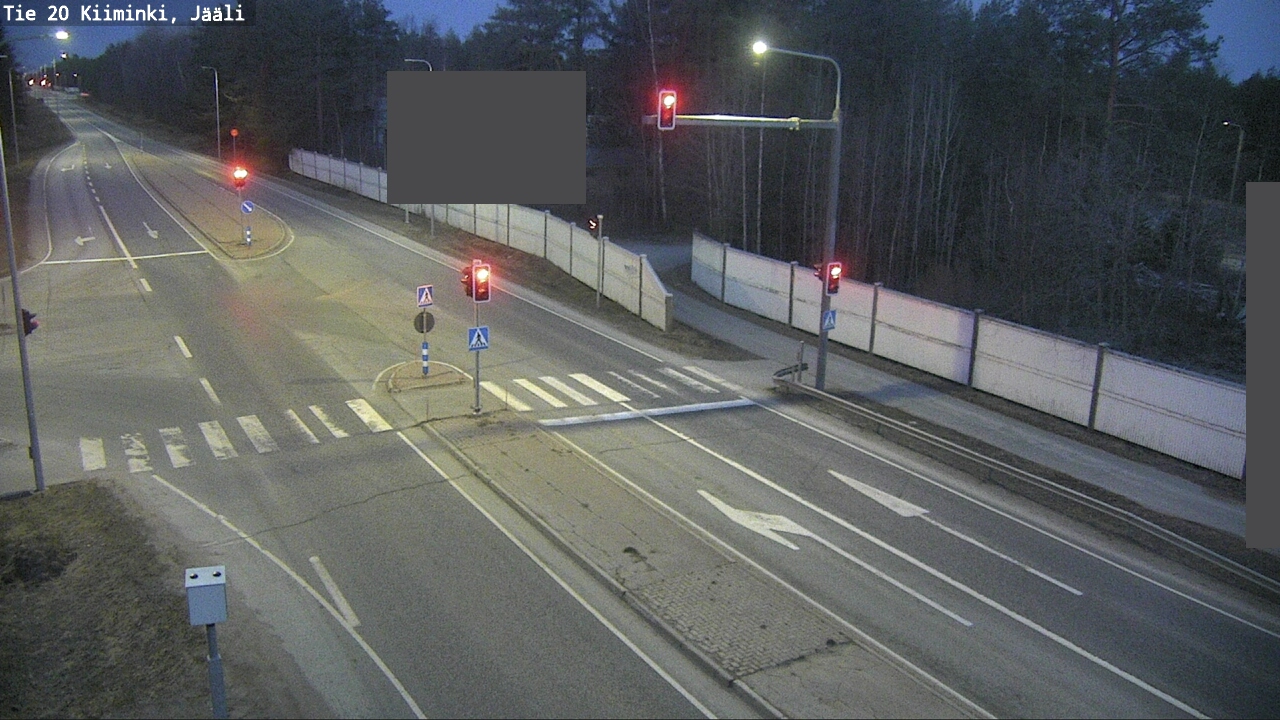 Weather Camera Image Road 20 Oulu Kiiminki, Jääli, Oulu, Pohjois-Pohjanmaa
