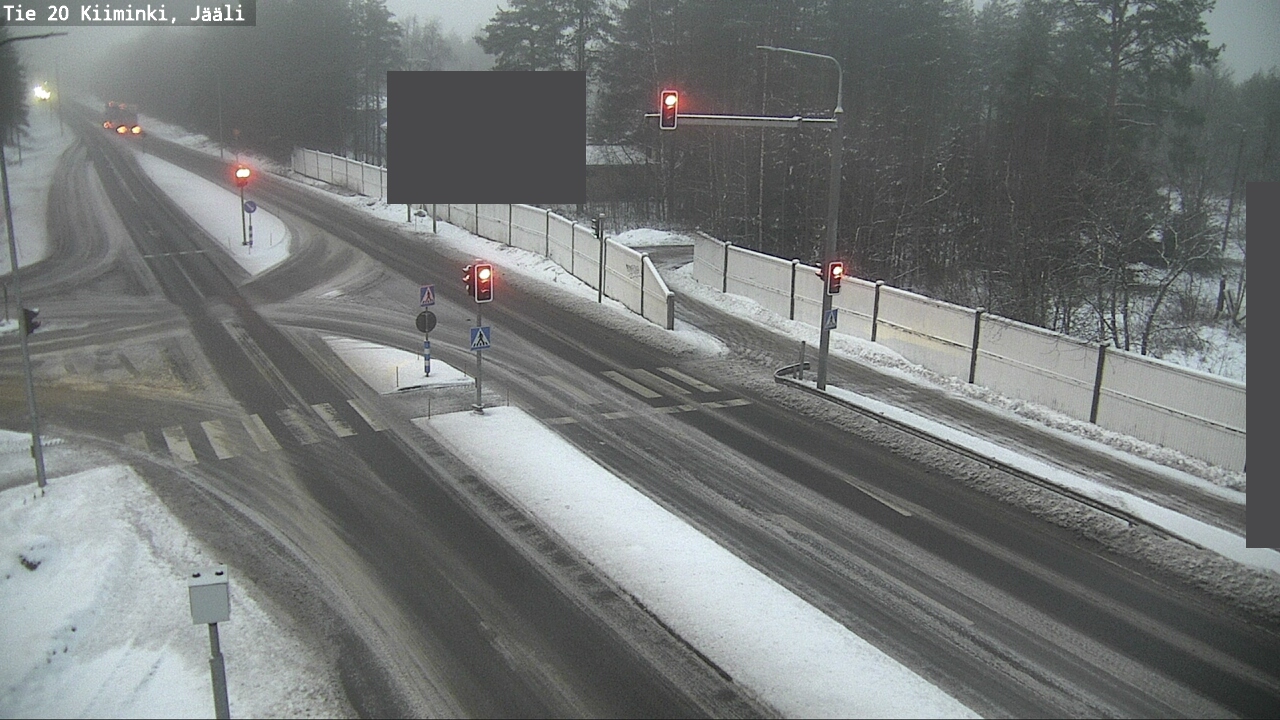 Weather Camera Image Road 20 Oulu Kiiminki, Jääli, Oulu, Pohjois-Pohjanmaa