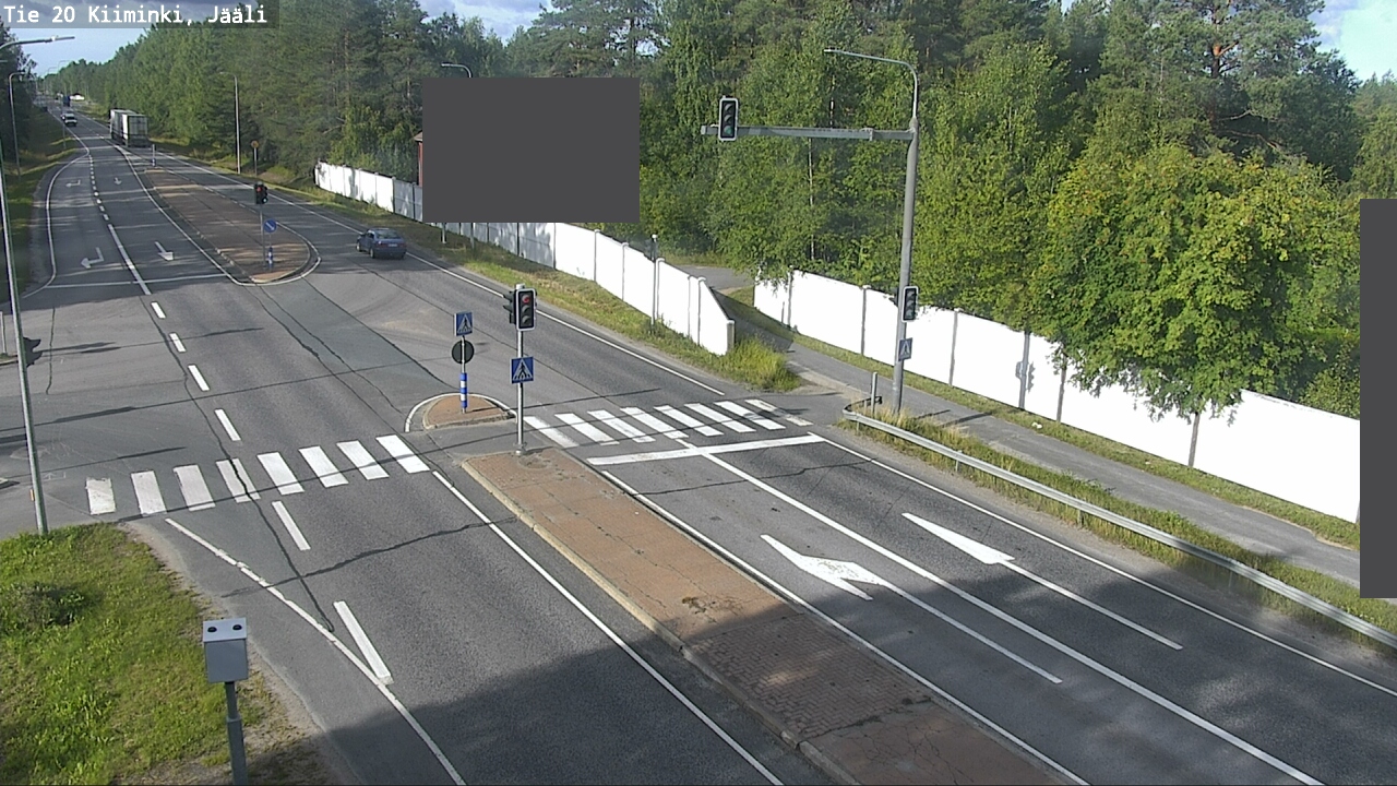 Weather Camera Image Väg 20 Uleåborg Kiiminki, Jääli, Oulu, Pohjois-Pohjanmaa