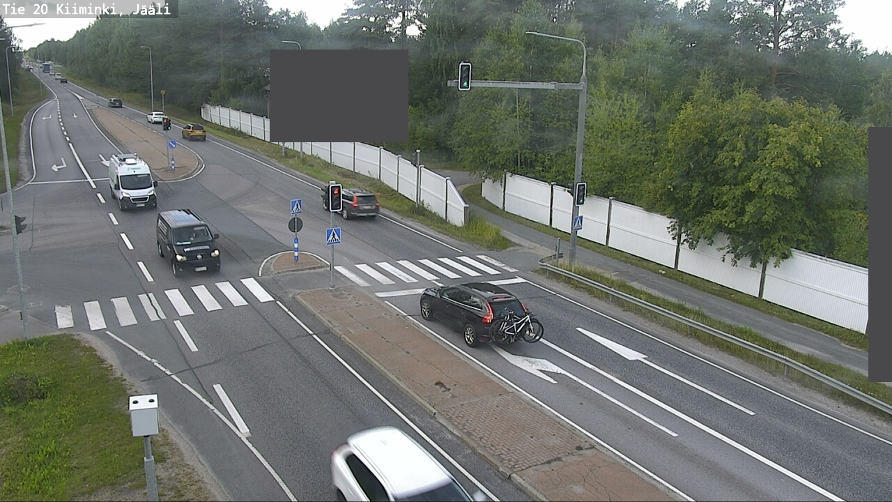 Weather Camera Image Väg 20 Uleåborg Kiiminki, Jääli, Oulu, Pohjois-Pohjanmaa