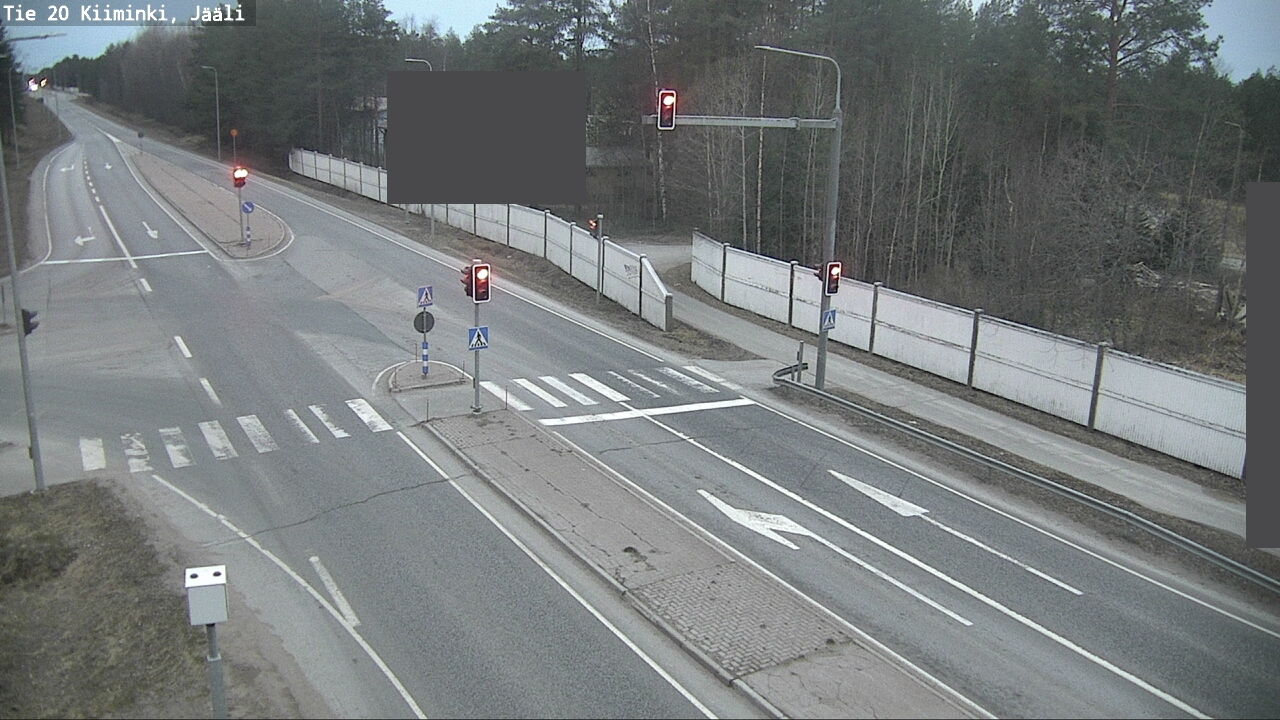 Weather Camera Image Road 20 Oulu Kiiminki, Jääli, Oulu, Pohjois-Pohjanmaa