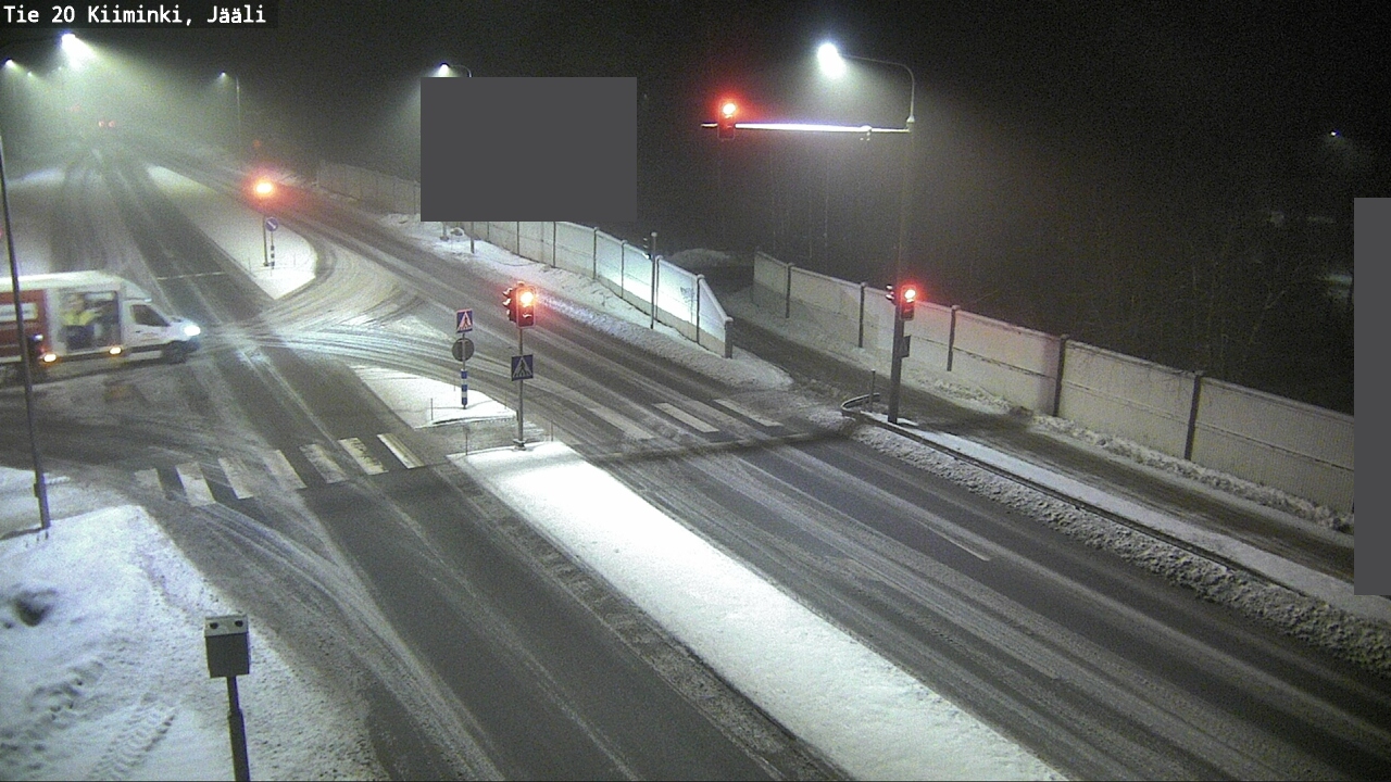 Weather Camera Image Road 20 Oulu Kiiminki, Jääli, Oulu, Pohjois-Pohjanmaa