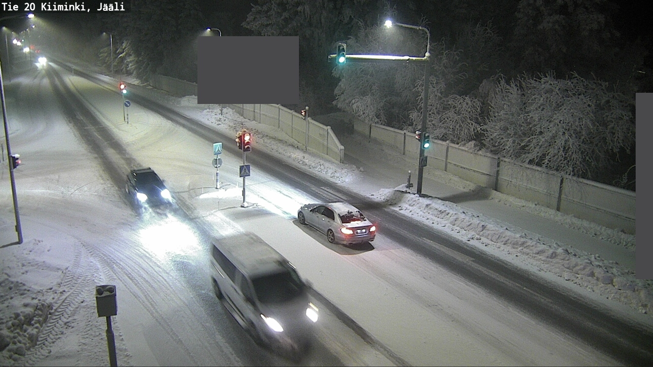 Weather Camera Image Väg 20 Uleåborg Kiiminki, Jääli, Oulu, Pohjois-Pohjanmaa