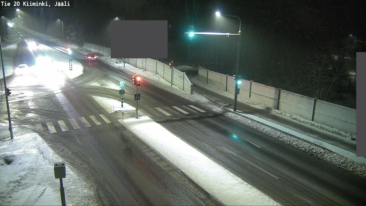Weather Camera Image Road 20 Oulu Kiiminki, Jääli, Oulu, Pohjois-Pohjanmaa