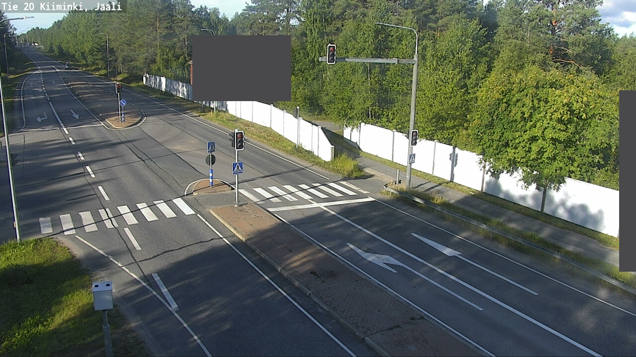 Weather Camera Image Road 20 Oulu Kiiminki, Jääli, Oulu, Pohjois-Pohjanmaa