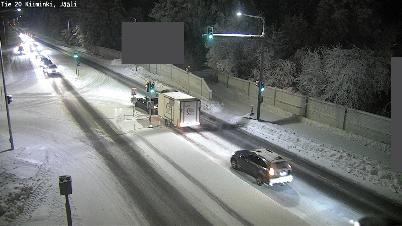 Weather Camera Image Väg 20 Uleåborg Kiiminki, Jääli, Oulu, Pohjois-Pohjanmaa