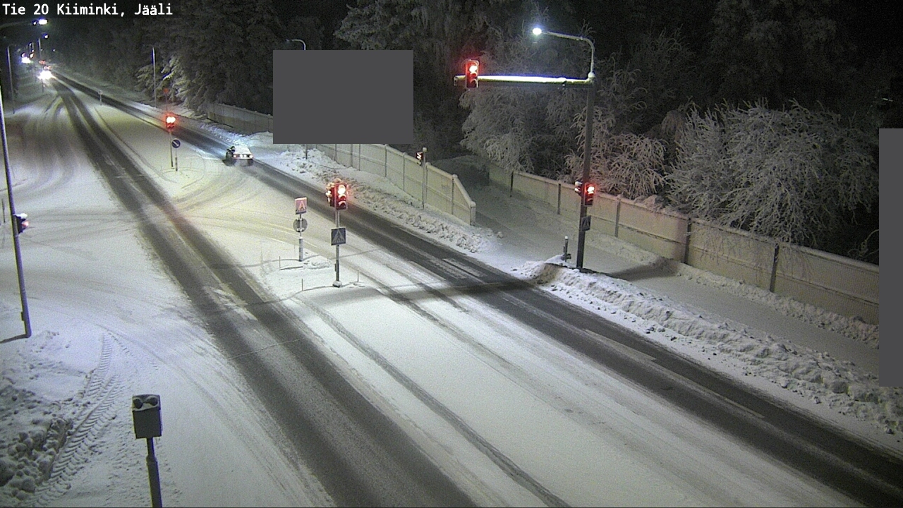 Weather Camera Image Väg 20 Uleåborg Kiiminki, Jääli, Oulu, Pohjois-Pohjanmaa