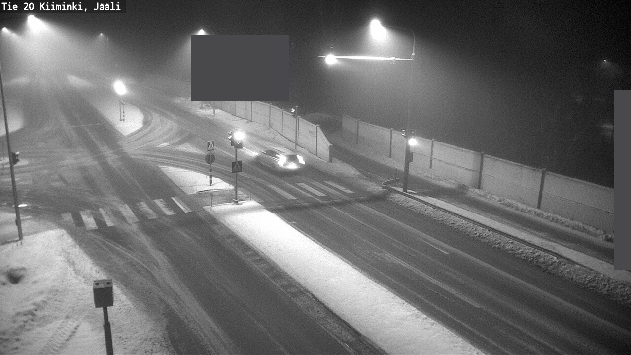Weather Camera Image Road 20 Oulu Kiiminki, Jääli, Oulu, Pohjois-Pohjanmaa