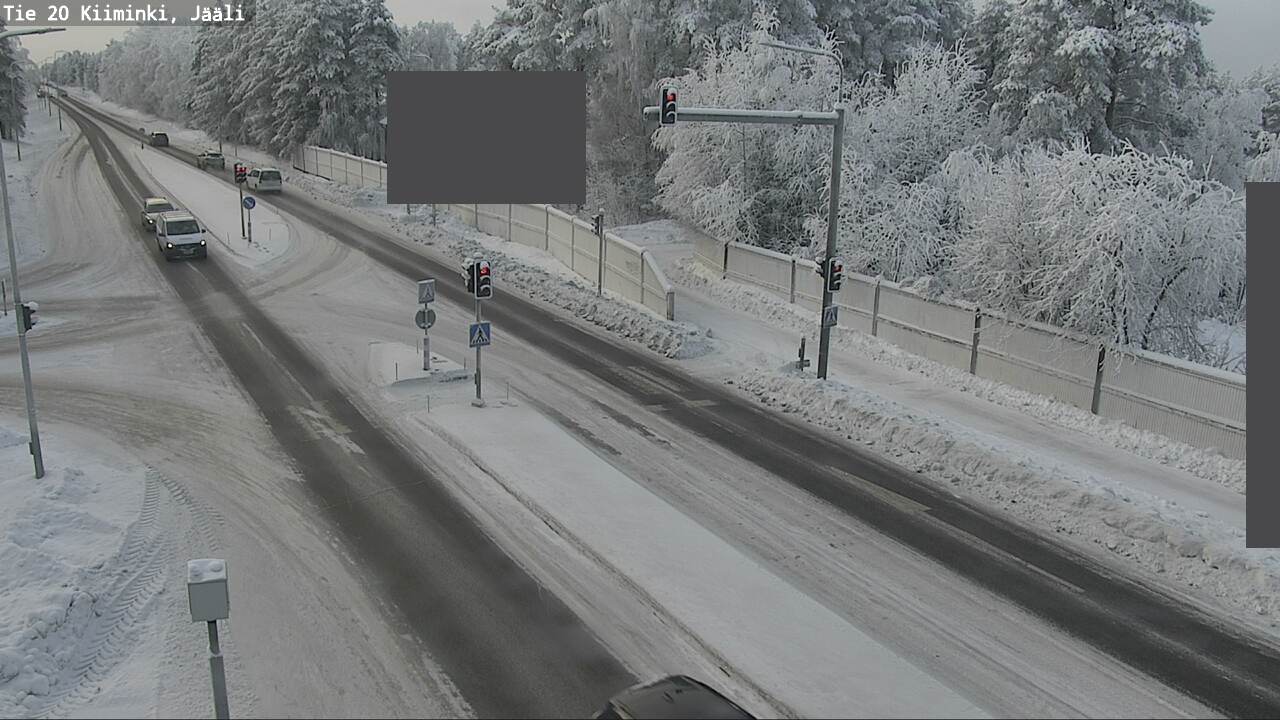 Weather Camera Image Väg 20 Uleåborg Kiiminki, Jääli, Oulu, Pohjois-Pohjanmaa