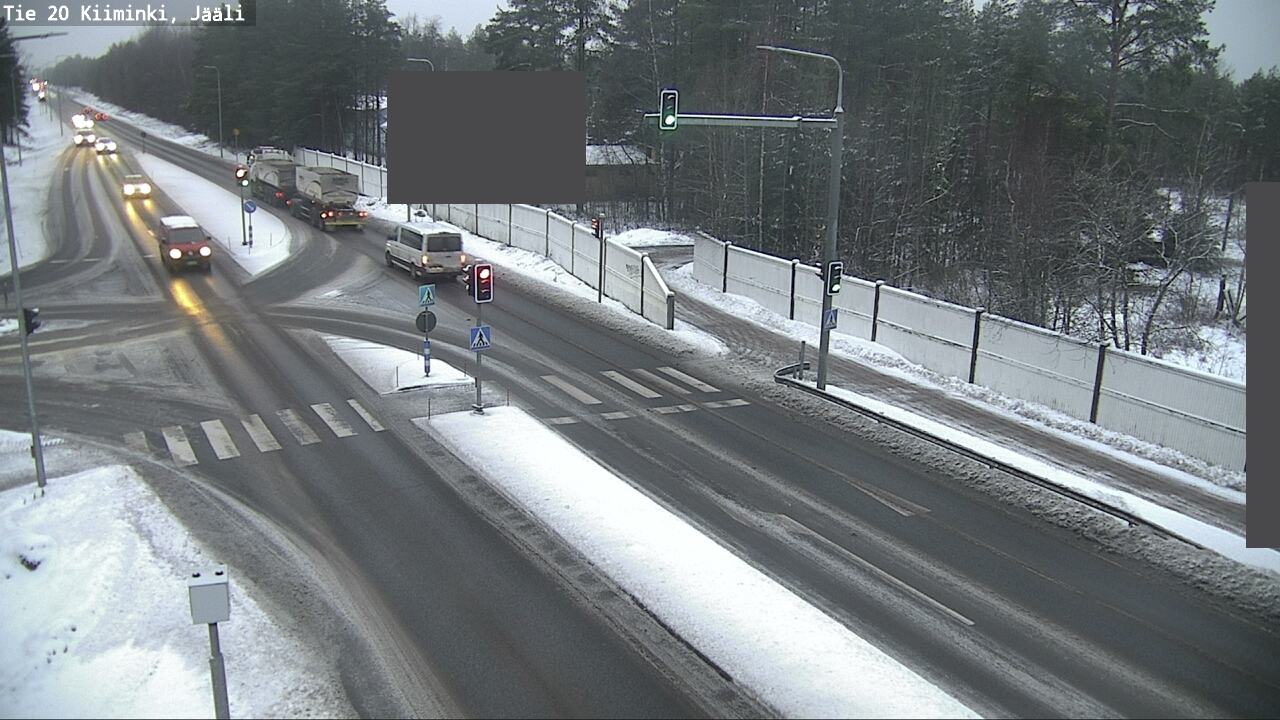 Weather Camera Image Väg 20 Uleåborg Kiiminki, Jääli, Oulu, Pohjois-Pohjanmaa