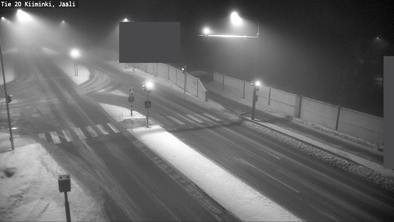 Weather Camera Image Road 20 Oulu Kiiminki, Jääli, Oulu, Pohjois-Pohjanmaa