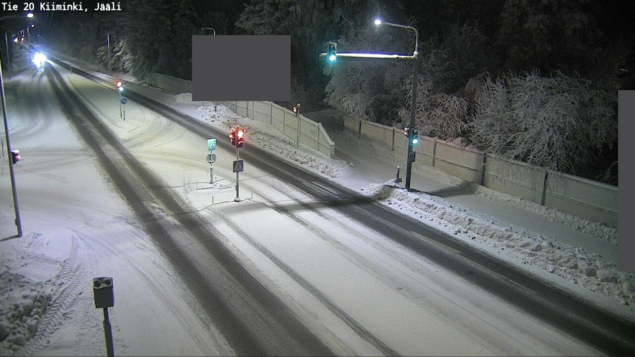 Weather Camera Image Väg 20 Uleåborg Kiiminki, Jääli, Oulu, Pohjois-Pohjanmaa