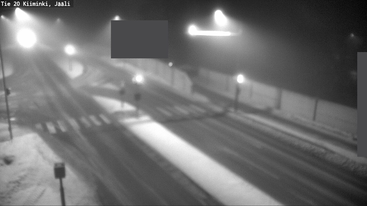 Weather Camera Image Road 20 Oulu Kiiminki, Jääli, Oulu, Pohjois-Pohjanmaa