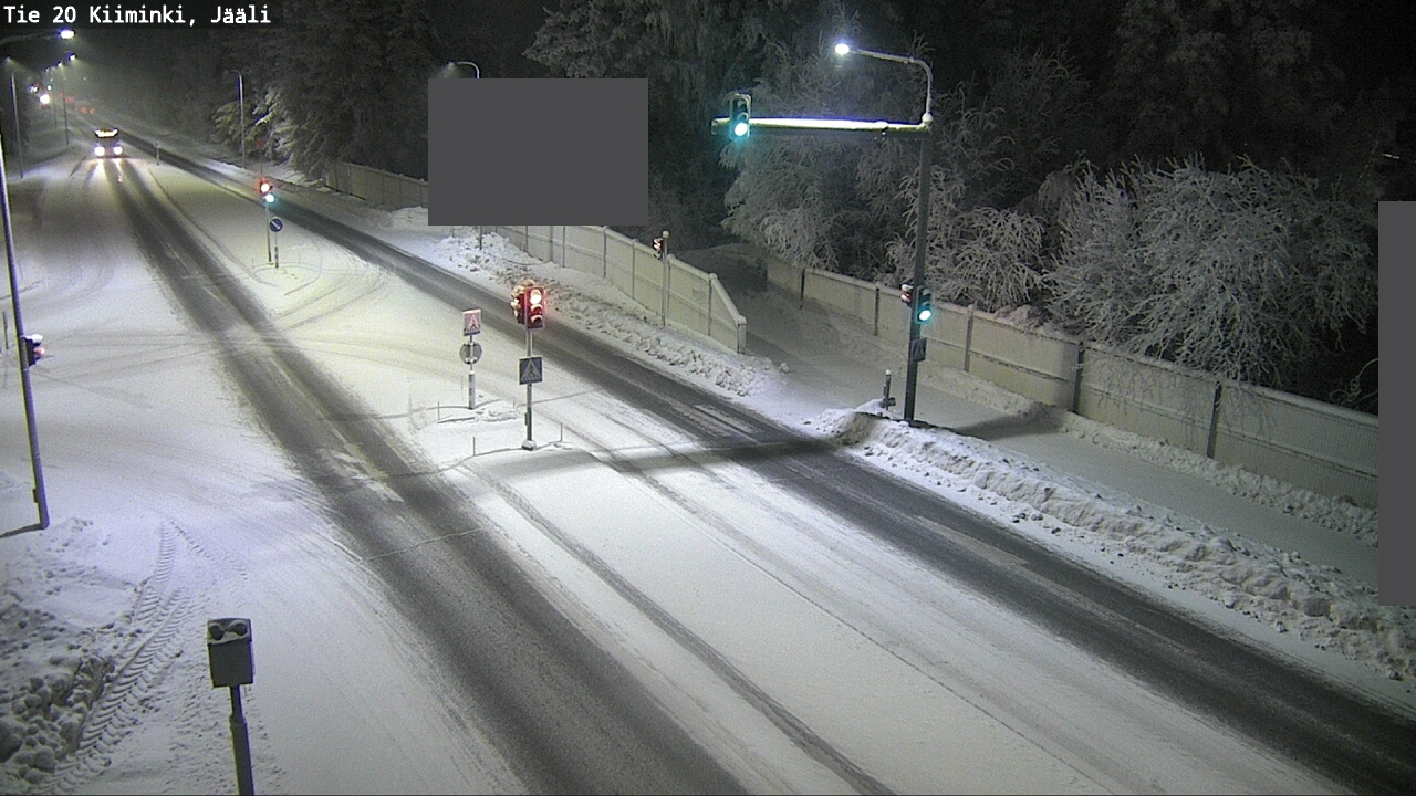 Weather Camera Image Väg 20 Uleåborg Kiiminki, Jääli, Oulu, Pohjois-Pohjanmaa
