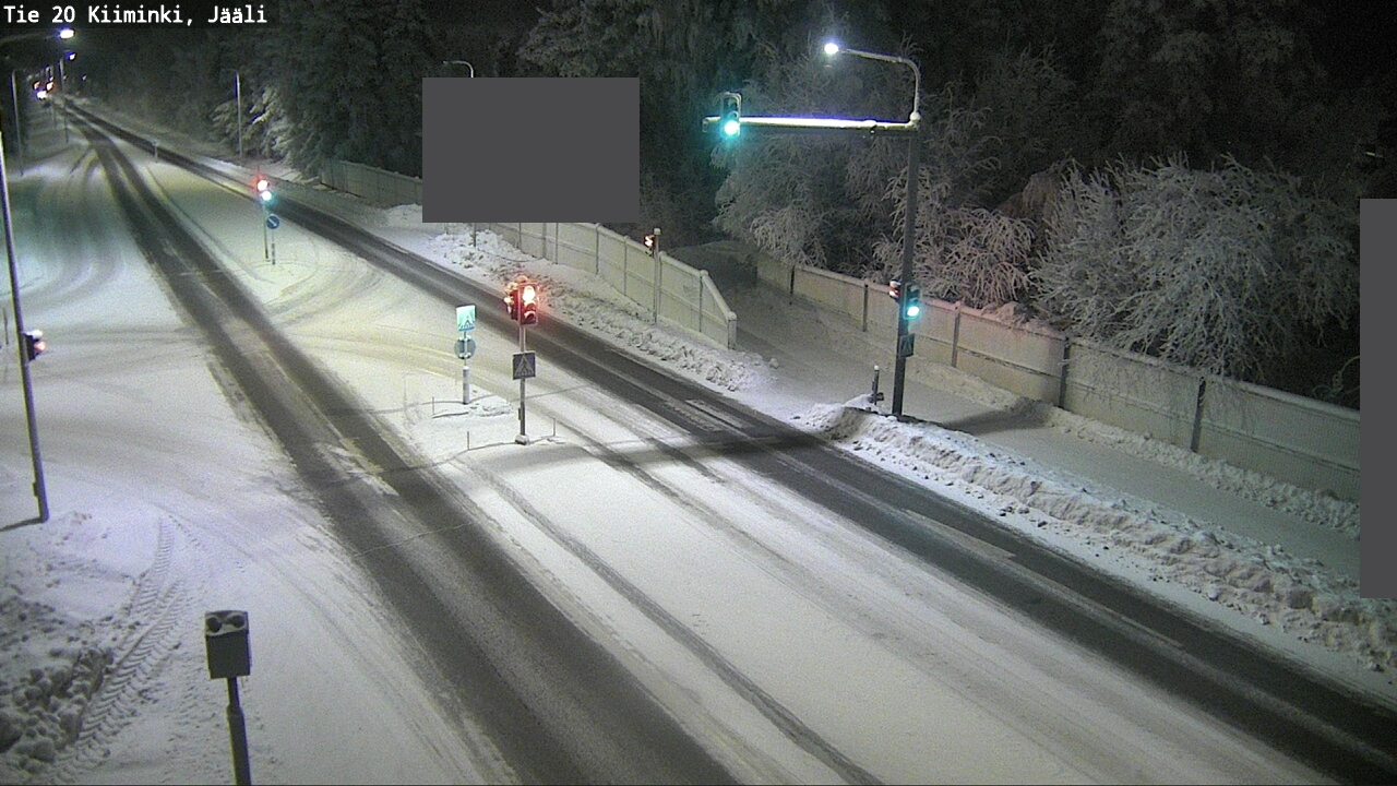 Weather Camera Image Road 20 Oulu Kiiminki, Jääli, Oulu, Pohjois-Pohjanmaa