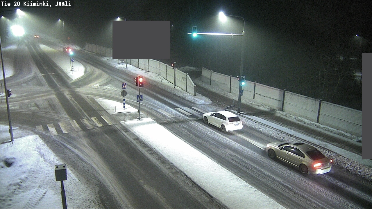 Weather Camera Image Road 20 Oulu Kiiminki, Jääli, Oulu, Pohjois-Pohjanmaa