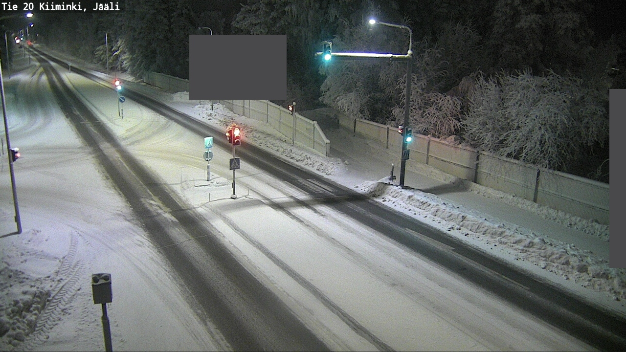 Weather Camera Image Väg 20 Uleåborg Kiiminki, Jääli, Oulu, Pohjois-Pohjanmaa