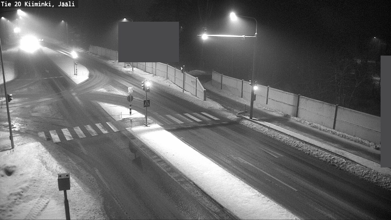 Weather Camera Image Road 20 Oulu Kiiminki, Jääli, Oulu, Pohjois-Pohjanmaa
