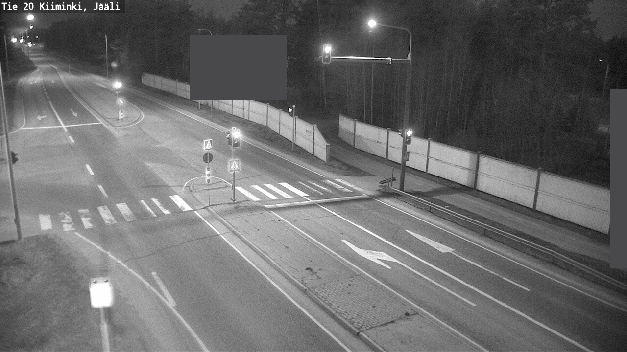 Weather Camera Image Road 20 Oulu Kiiminki, Jääli, Oulu, Pohjois-Pohjanmaa