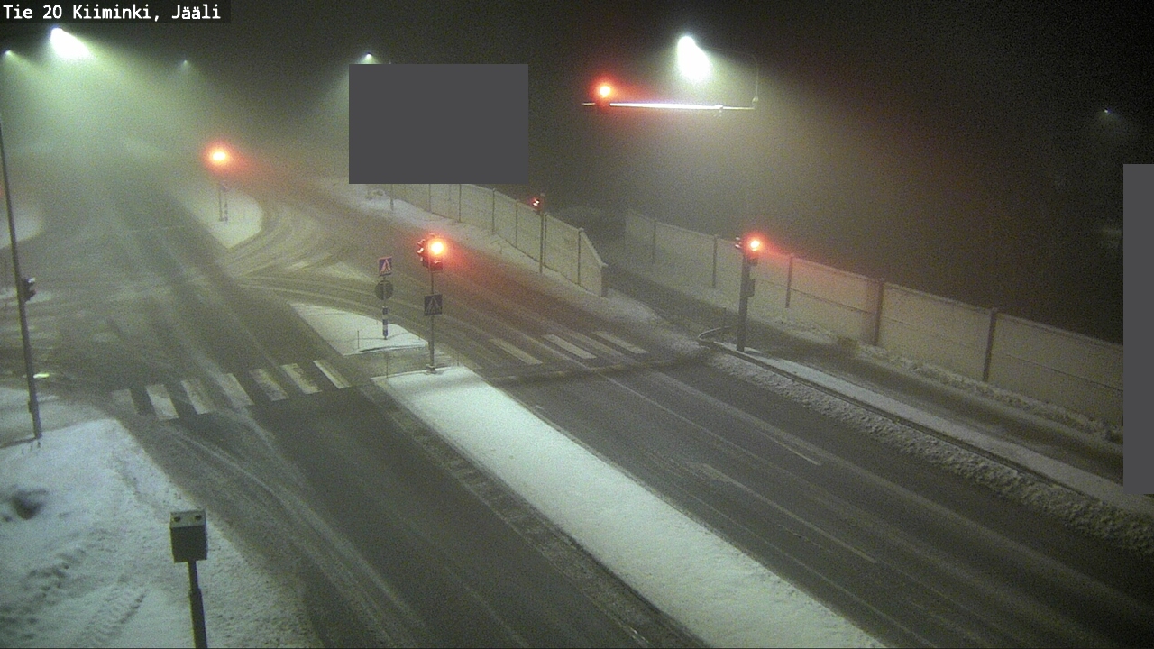 Weather Camera Image Road 20 Oulu Kiiminki, Jääli, Oulu, Pohjois-Pohjanmaa