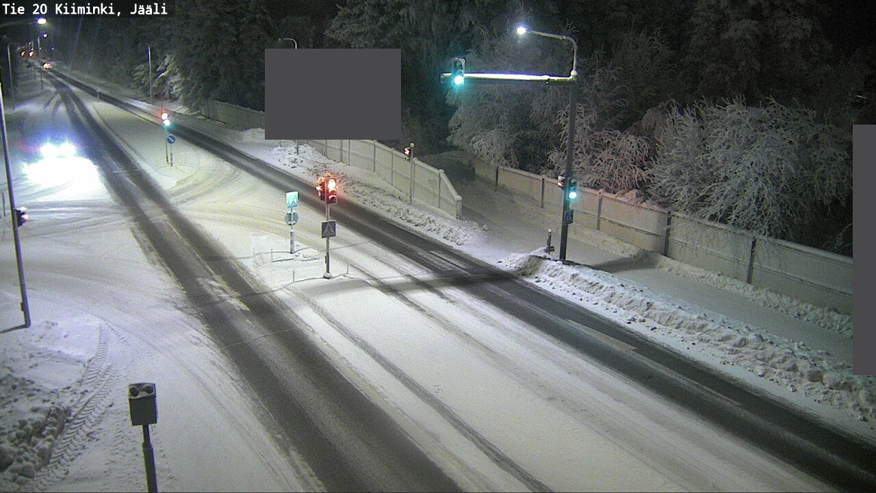 Weather Camera Image Road 20 Oulu Kiiminki, Jääli, Oulu, Pohjois-Pohjanmaa
