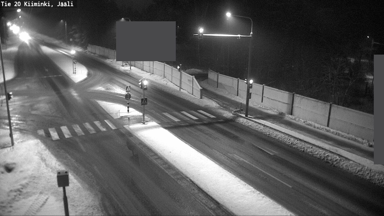 Weather Camera Image Road 20 Oulu Kiiminki, Jääli, Oulu, Pohjois-Pohjanmaa
