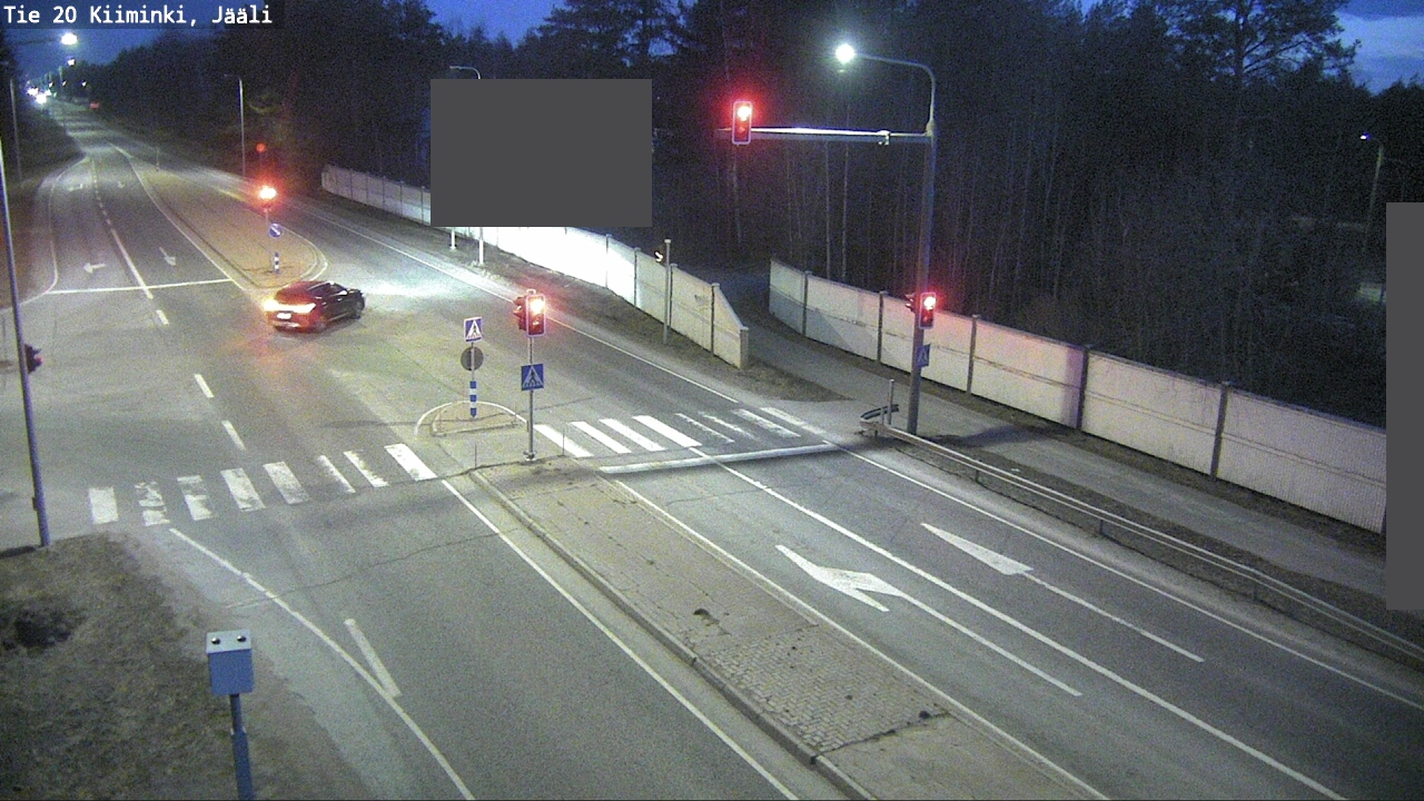 Weather Camera Image Road 20 Oulu Kiiminki, Jääli, Oulu, Pohjois-Pohjanmaa