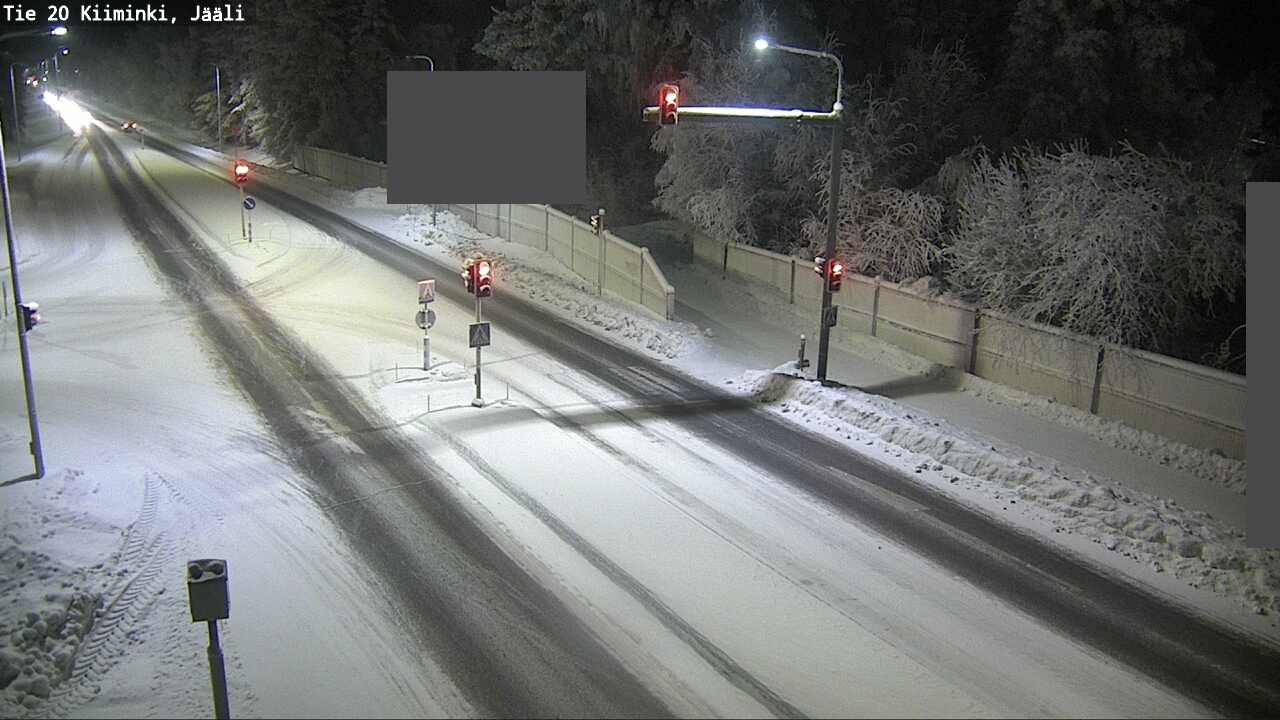 Weather Camera Image Väg 20 Uleåborg Kiiminki, Jääli, Oulu, Pohjois-Pohjanmaa