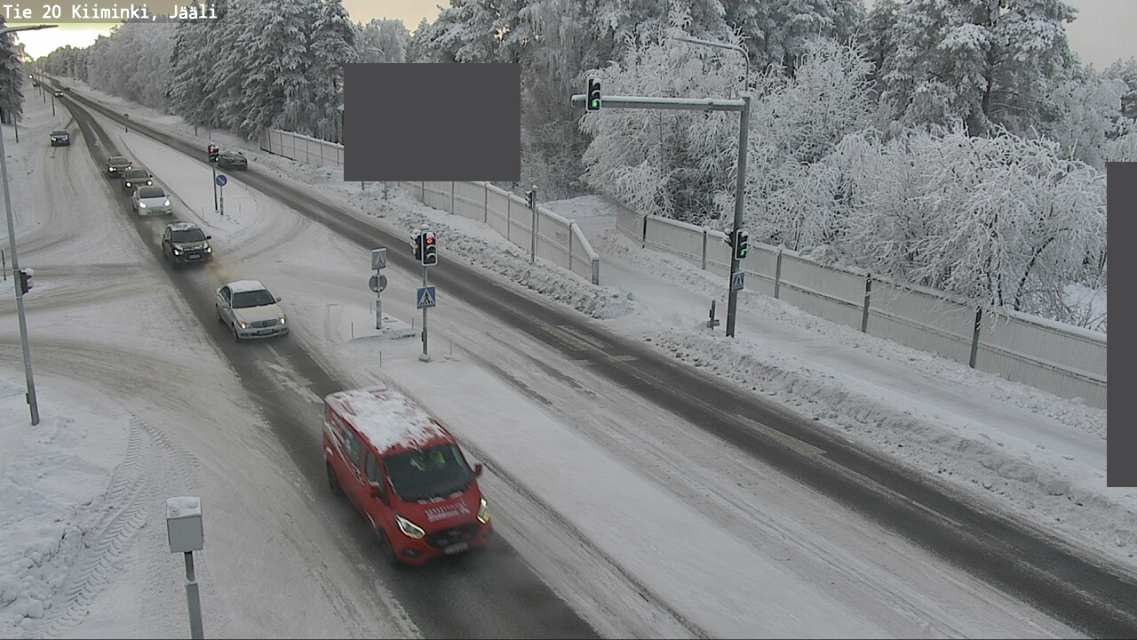 Weather Camera Image Väg 20 Uleåborg Kiiminki, Jääli, Oulu, Pohjois-Pohjanmaa