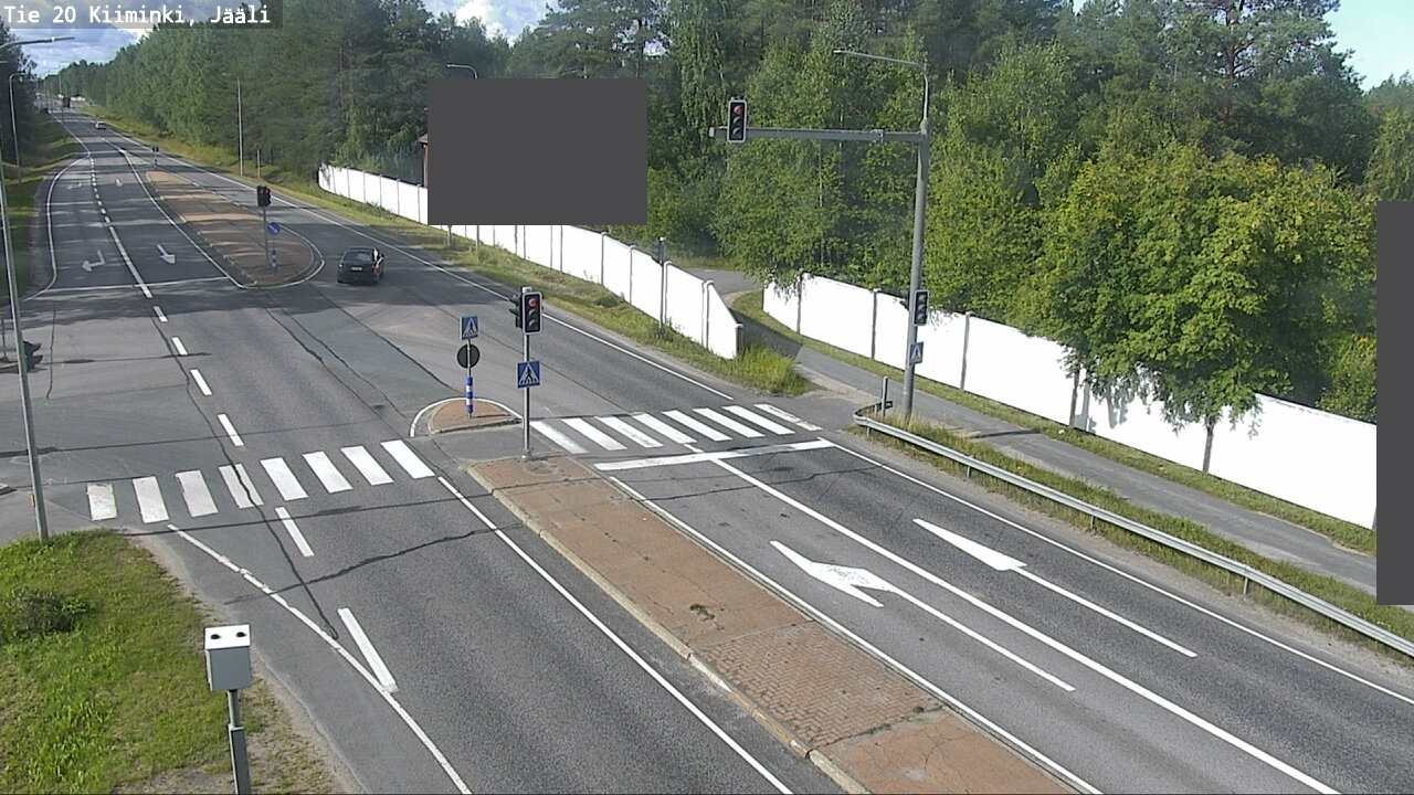 Weather Camera Image Väg 20 Uleåborg Kiiminki, Jääli, Oulu, Pohjois-Pohjanmaa