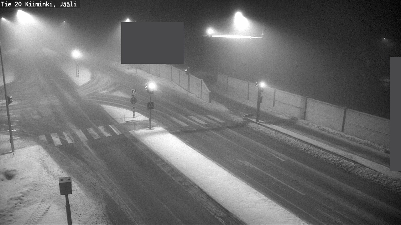 Weather Camera Image Road 20 Oulu Kiiminki, Jääli, Oulu, Pohjois-Pohjanmaa