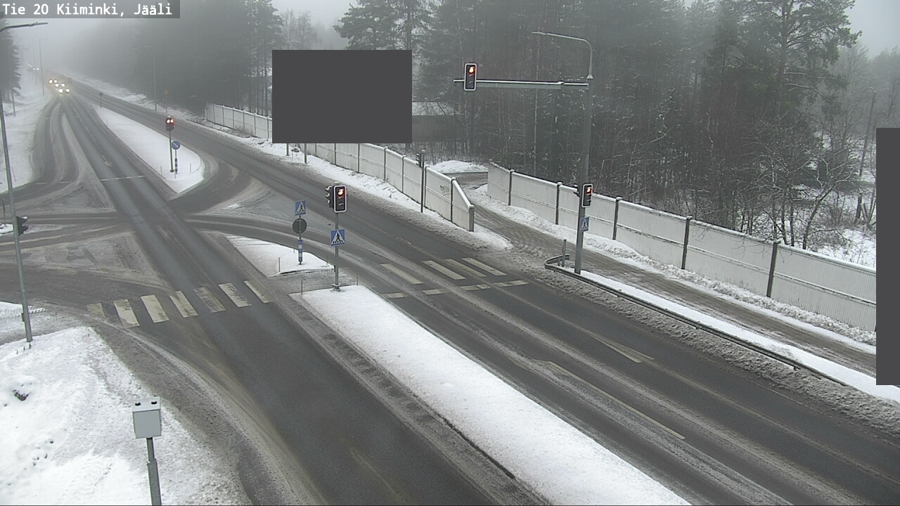 Weather Camera Image Road 20 Oulu Kiiminki, Jääli, Oulu, Pohjois-Pohjanmaa