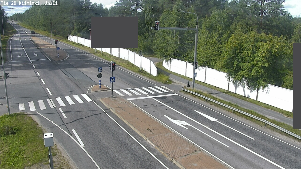 Weather Camera Image Väg 20 Uleåborg Kiiminki, Jääli, Oulu, Pohjois-Pohjanmaa