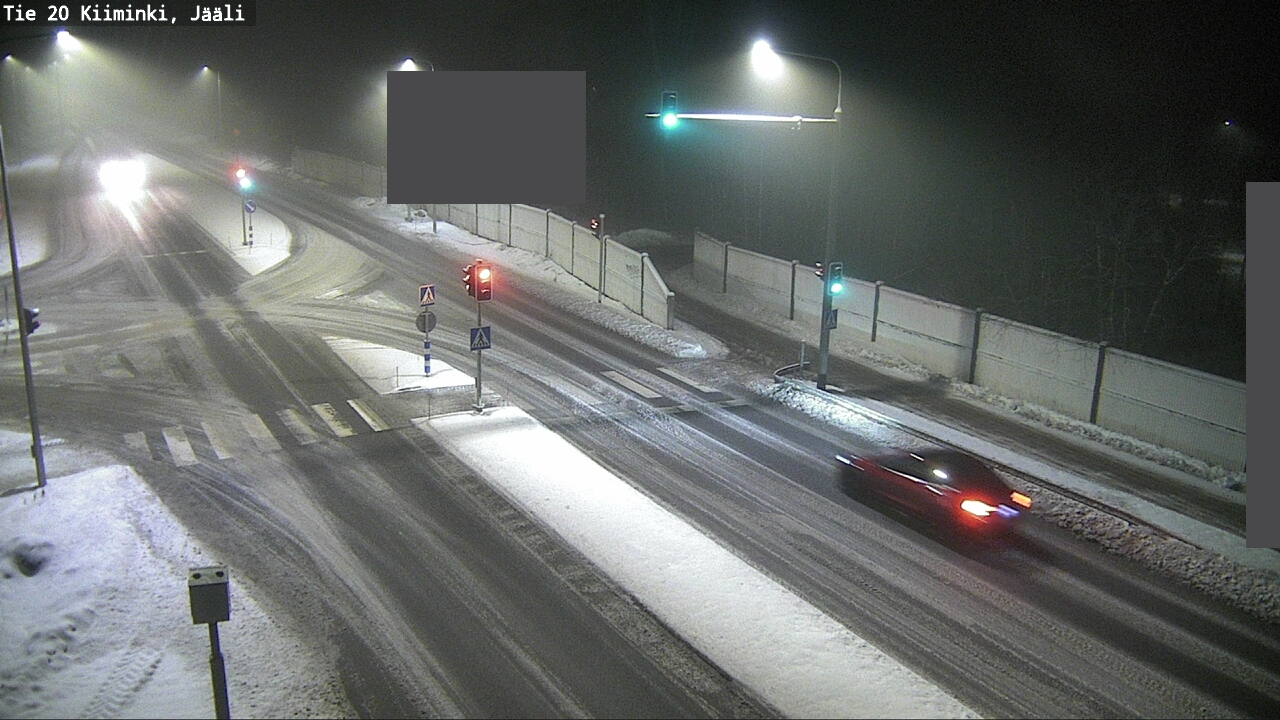 Weather Camera Image Road 20 Oulu Kiiminki, Jääli, Oulu, Pohjois-Pohjanmaa