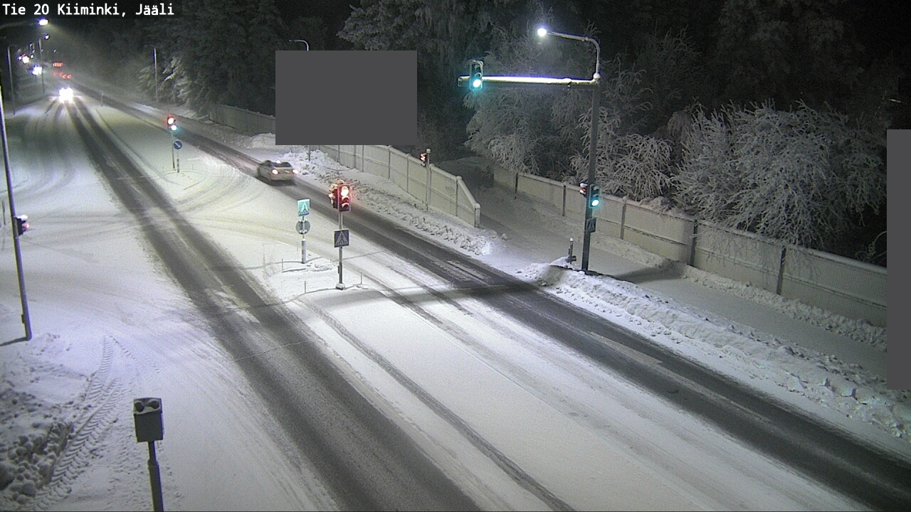 Weather Camera Image Väg 20 Uleåborg Kiiminki, Jääli, Oulu, Pohjois-Pohjanmaa