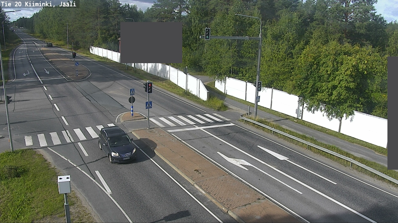 Weather Camera Image Väg 20 Uleåborg Kiiminki, Jääli, Oulu, Pohjois-Pohjanmaa