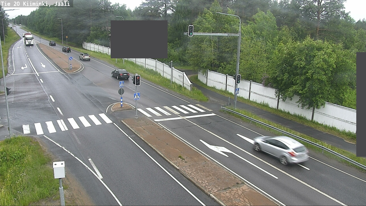 Weather Camera Image Road 20 Oulu Kiiminki, Jääli, Oulu, Pohjois-Pohjanmaa