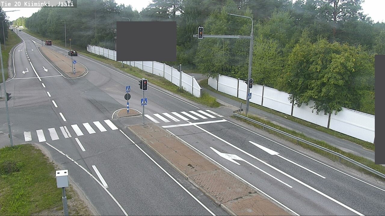 Weather Camera Image Väg 20 Uleåborg Kiiminki, Jääli, Oulu, Pohjois-Pohjanmaa