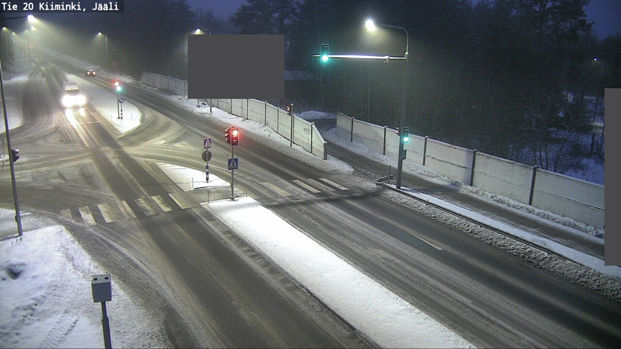 Weather Camera Image Road 20 Oulu Kiiminki, Jääli, Oulu, Pohjois-Pohjanmaa