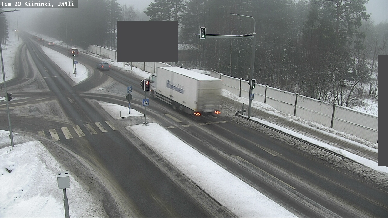 Weather Camera Image Road 20 Oulu Kiiminki, Jääli, Oulu, Pohjois-Pohjanmaa