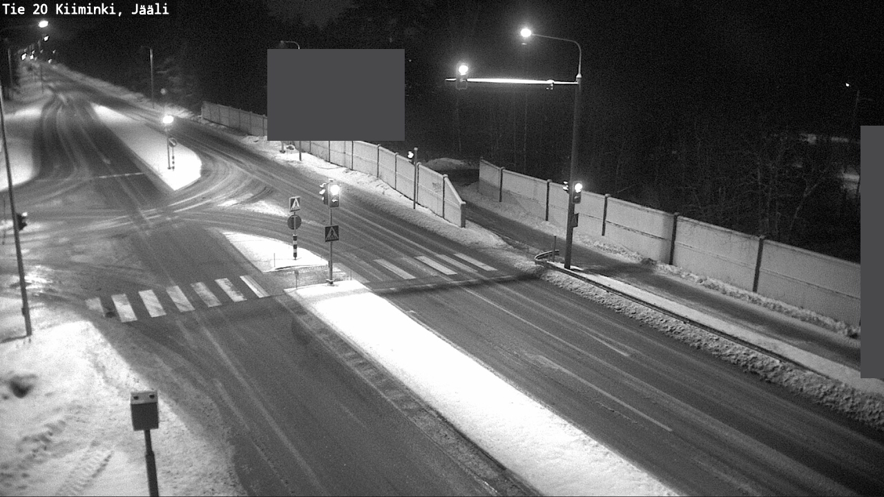 Weather Camera Image Road 20 Oulu Kiiminki, Jääli, Oulu, Pohjois-Pohjanmaa